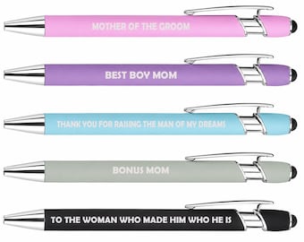Mother Of The Groom Set of 5 Pens Gift