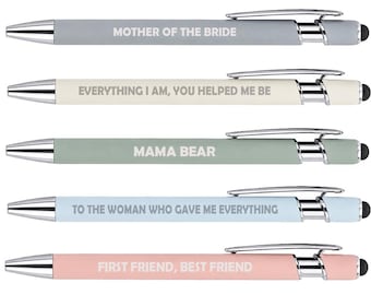 Mother Of The Bride Set of 5 Pens Gift