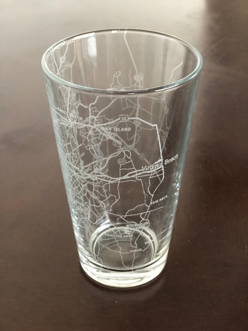 Or Something Urban City Map Pint Glass - Thumbnail 3
