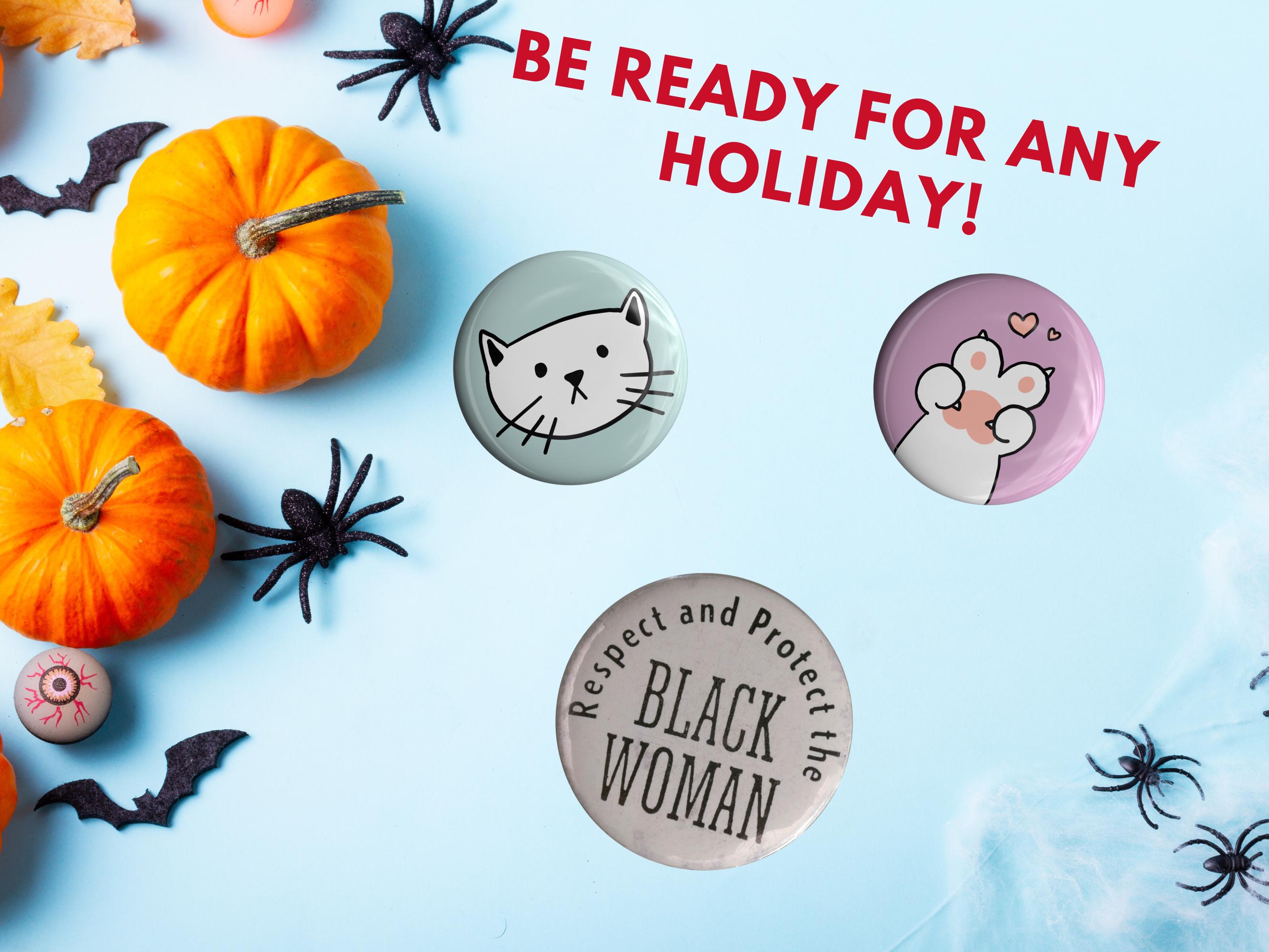 Custom Full Color Pin Buttons Pinback Buttons Badge Personalized Photo ...