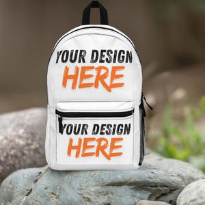 Custom Design Backpack for School Personalized School Bag Gift For Him Custom Bookbag Gift Travel Backpack Custom Text College Backpack