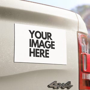 Custom Car Magnets Waterproof Printed Photo Car Magnet Personalized Bumper Sticker Vehicle Magnet Personalized Truck Magnet Gift For Him
