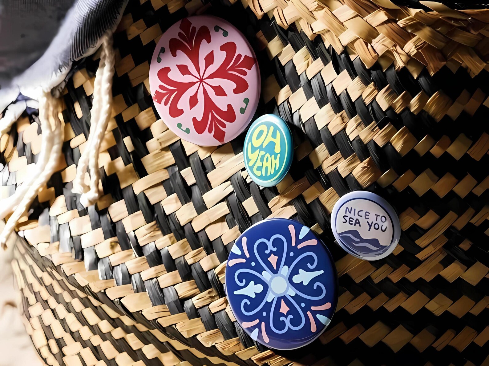 Custom Full Color Pin Buttons Pinback Buttons Badge Personalized Photo ...