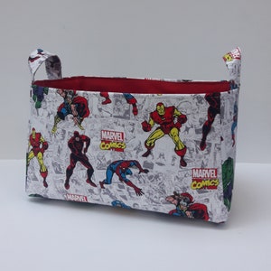 Marvel Comics Stoffkorb, Avengers Aufbewahrungsbox, Organizer, Superhelden-Babypartygeschenk, Spielzeugkiste, Bücherkorb