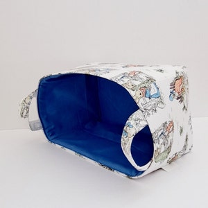 Peter Rabbit fabric basket, Bunny storage bin, Diaper caddy organizer image 5
