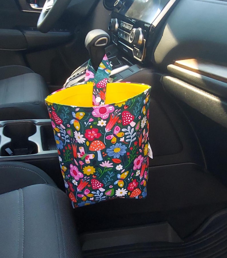Car trash bag, Waterproof Lined with hook and loop closure - Car accessories image 1