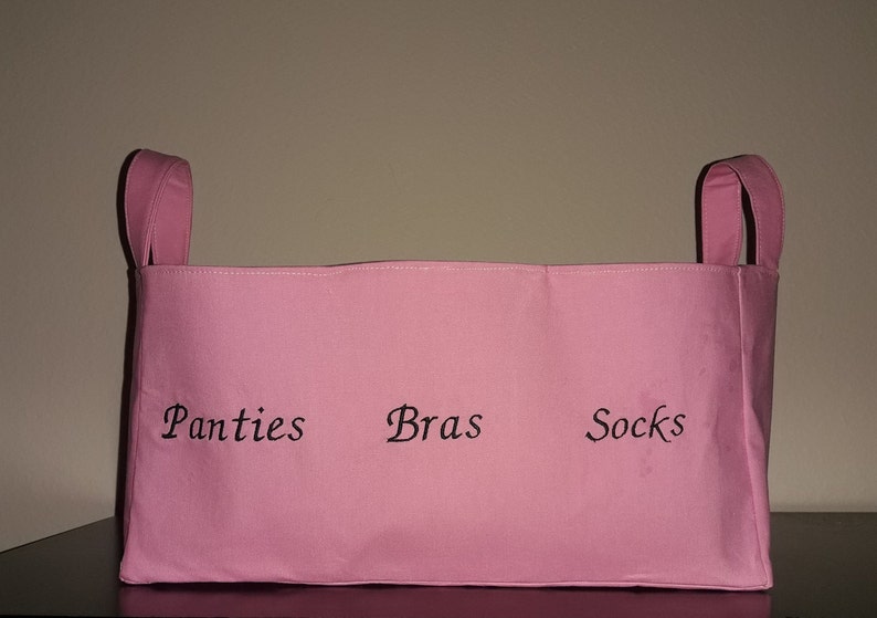 Canvas basket personalized Custom fabric storage and Etsy