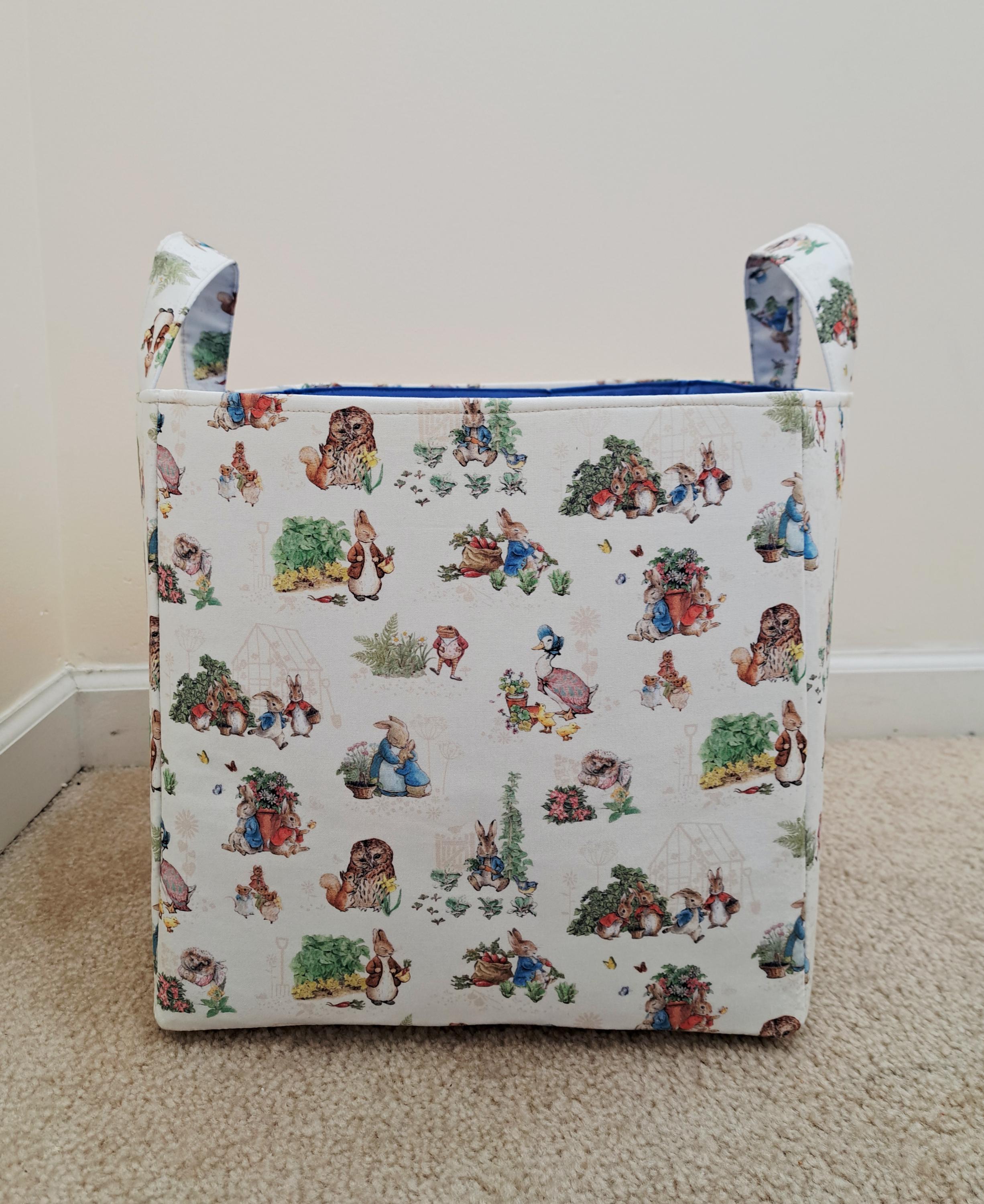 Peter Rabbit Laundry Hamper, Storage Basket, Nursery Organizer, Toy ...