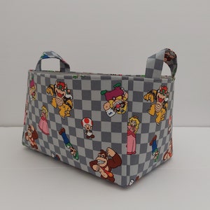 Mario Stoff Aufbewahrungskorb, Organizer Bin Container, Babypartygeschenk Caddy