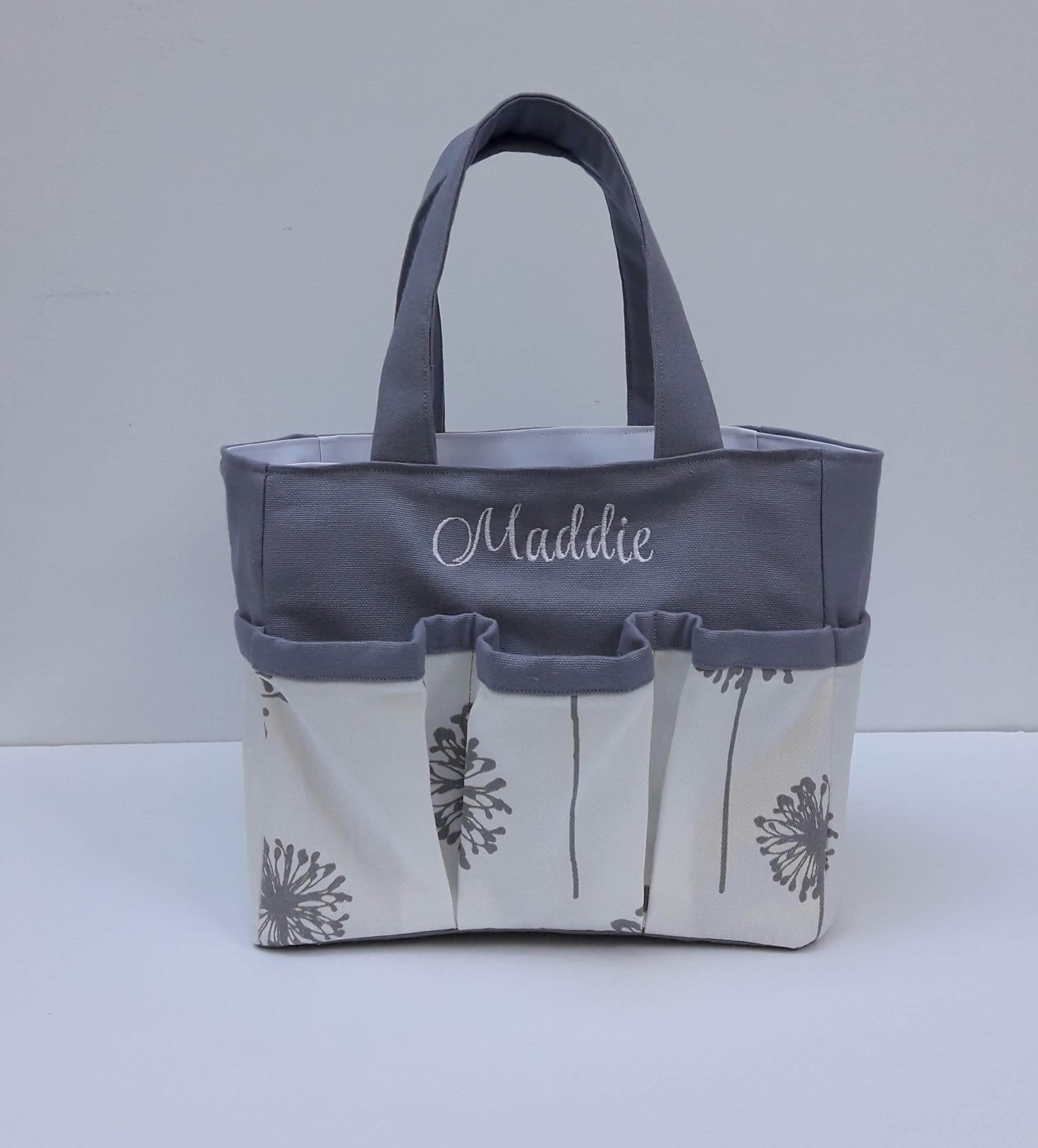 Shower caddy personalized, Dandelion waterproof storage tote bag, College dorm storage organizer