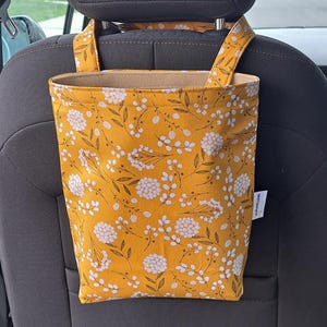 Car trash bag, Waterproof Lined with hook and loop closure - Car accessories image 2