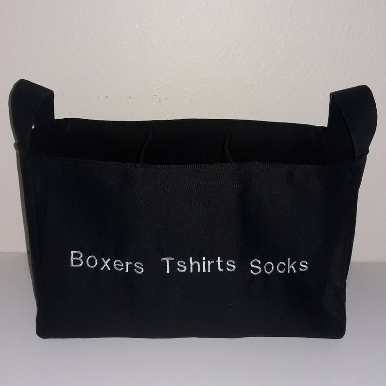 Canvas basket personalized Custom fabric storage and Etsy