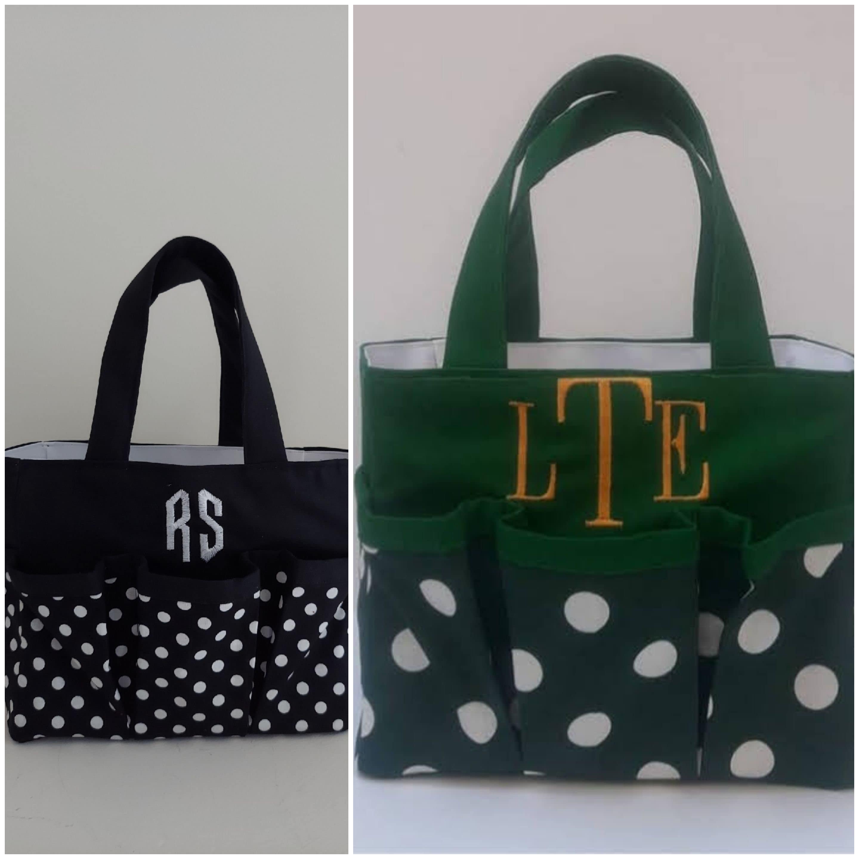 Shower caddy personalized, Waterproof canvas tote bag, College dorm storage organizer