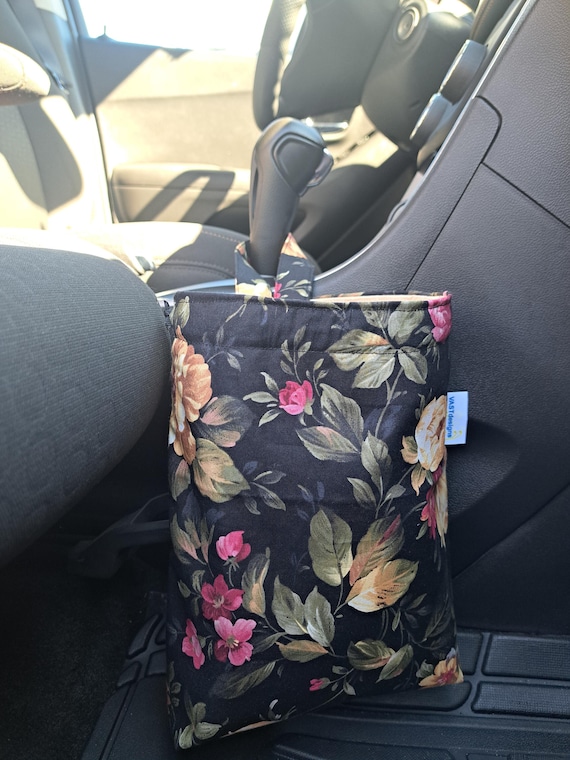 Car trash bag, Waterproof lined litter bag, Garbage bag with drawstring closure, Car accessories