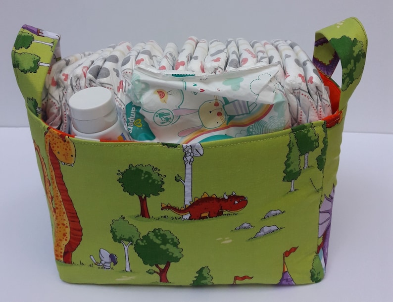 Winnie the pooh storage basket, fabric organizer bin, diaper caddy, Toy container image 7