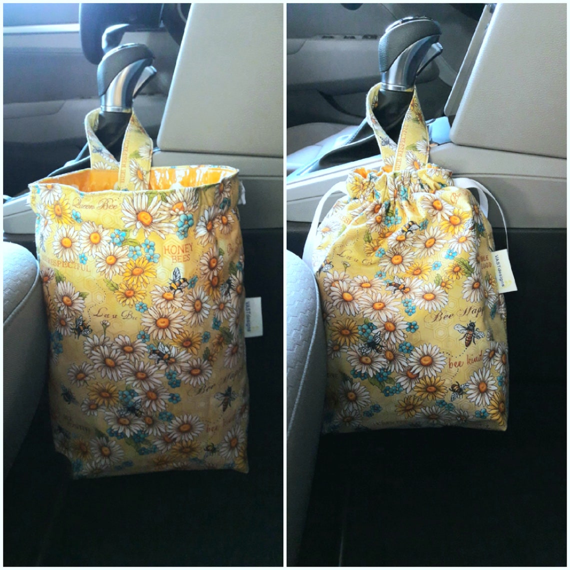 Car trash bag Waterproof lined litter bag Garbage bag with Etsy