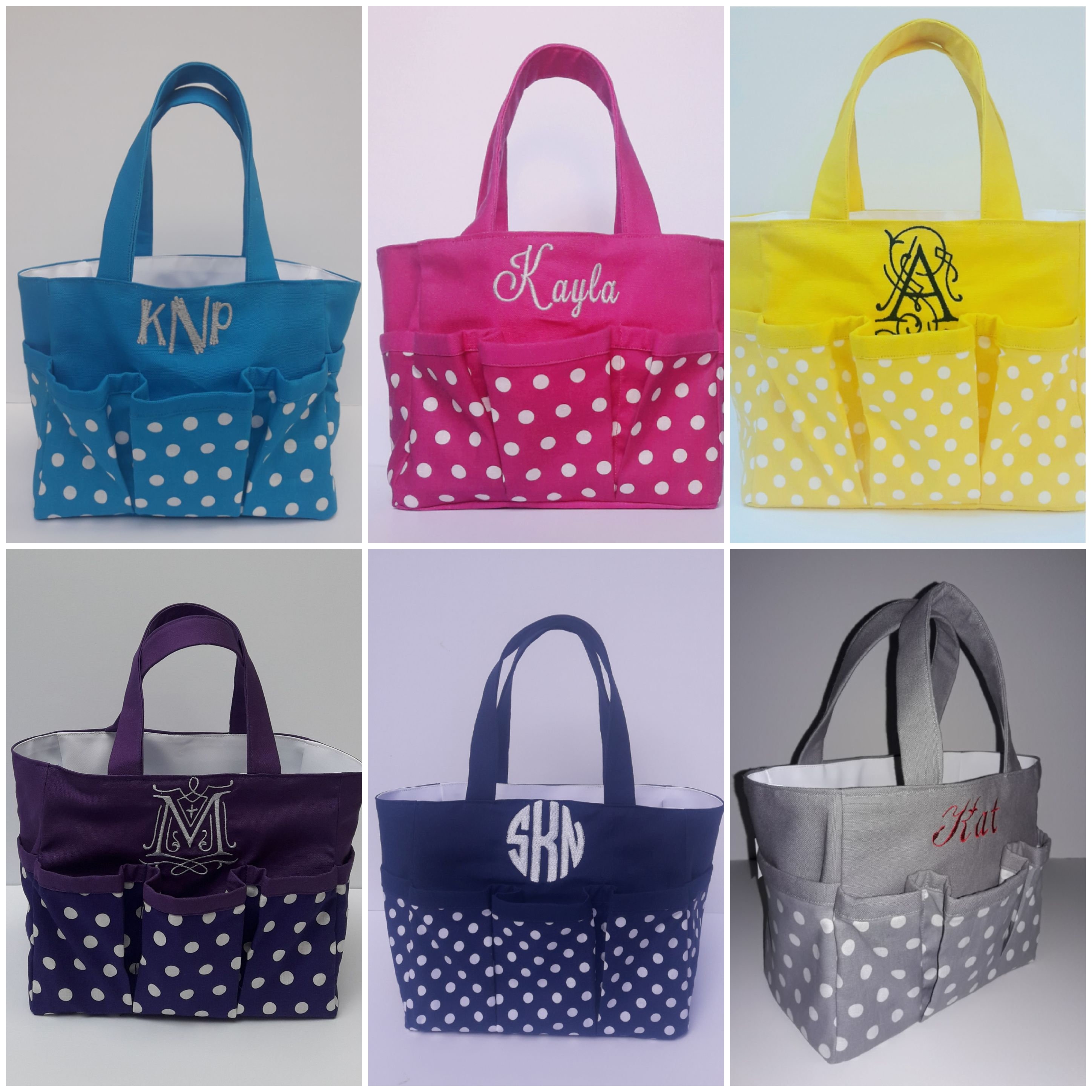 Shower caddy personalized, Waterproof canvas tote bag, College dorm storage organizer