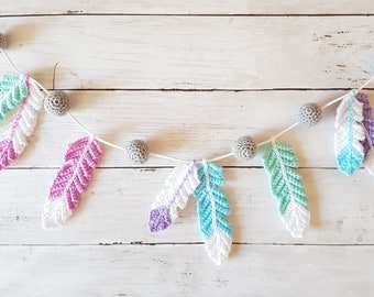 Feathered Bunting Crochet Pattern