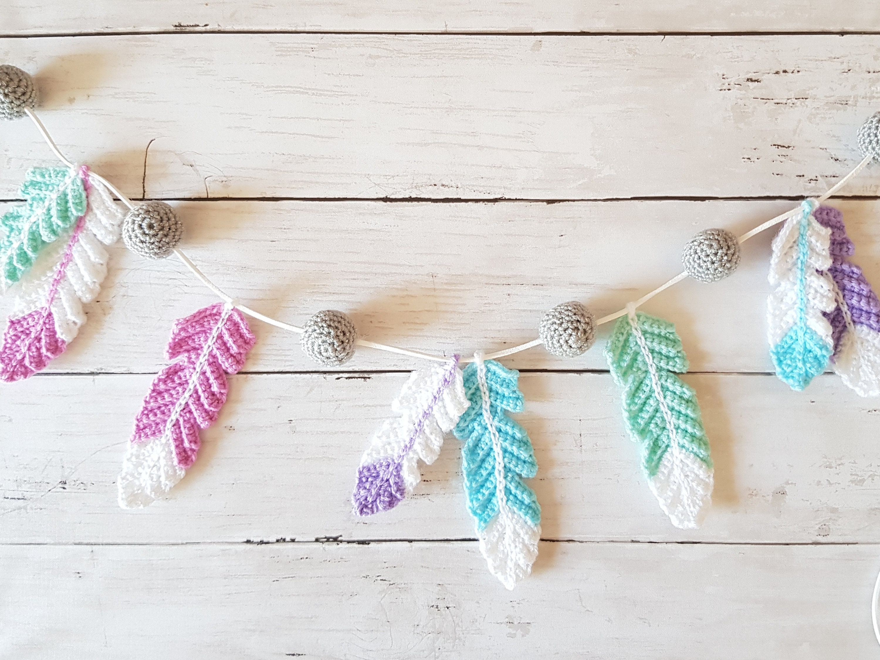 Feathered Bunting Crochet Pattern
