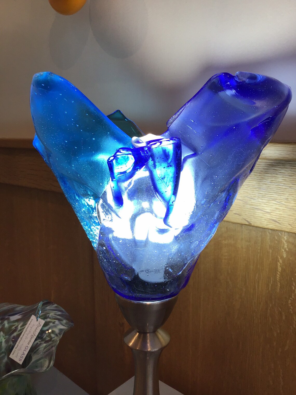 Fused Glass Lamp Etsy