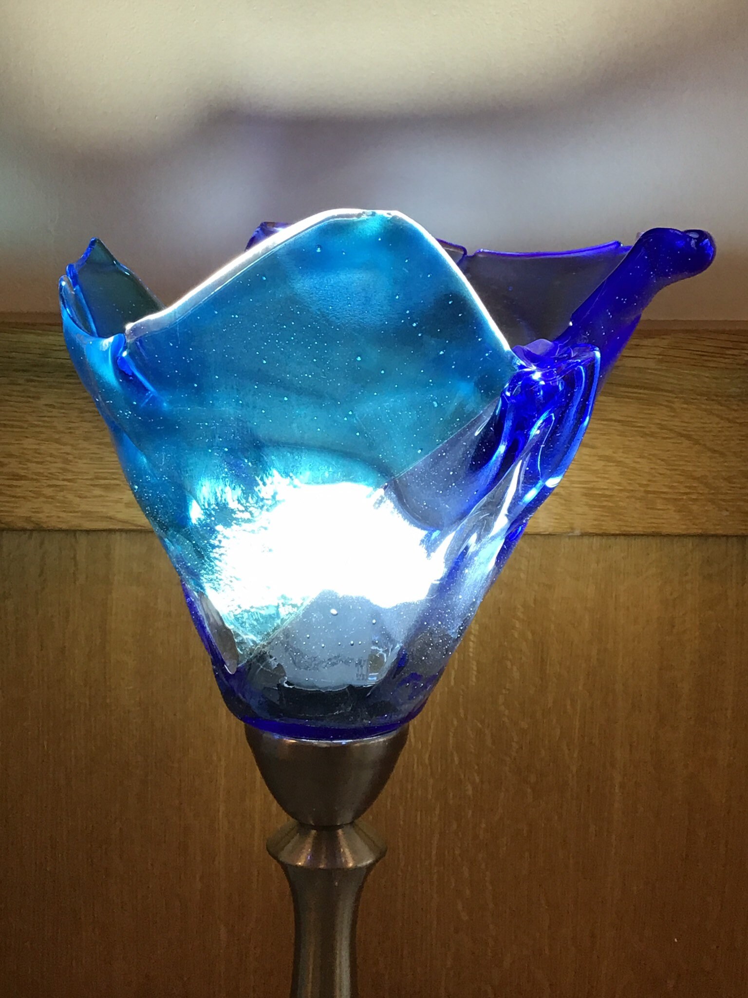 Fused Glass Lamp Etsy