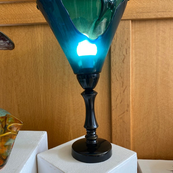 Fused Glass Lamp Etsy