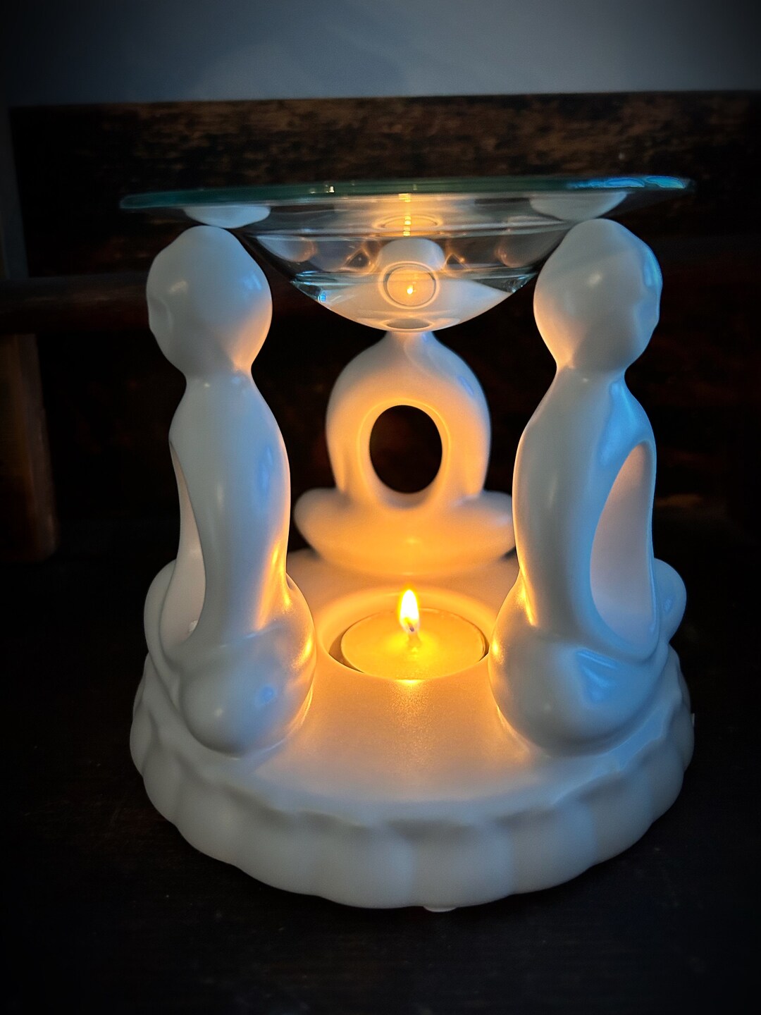 Retired Partylite Zen Fragrance Warmer, Eclectic, Yoga Room, Massage