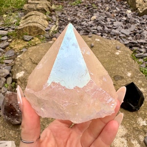 Imperfect Crystals, Cheap Damaged Half Polished Towers, Natural Stones, Sea Green Fluorite, Smoky Quartz, Sheen Obsidian, Clear Quartz rose aura 396g