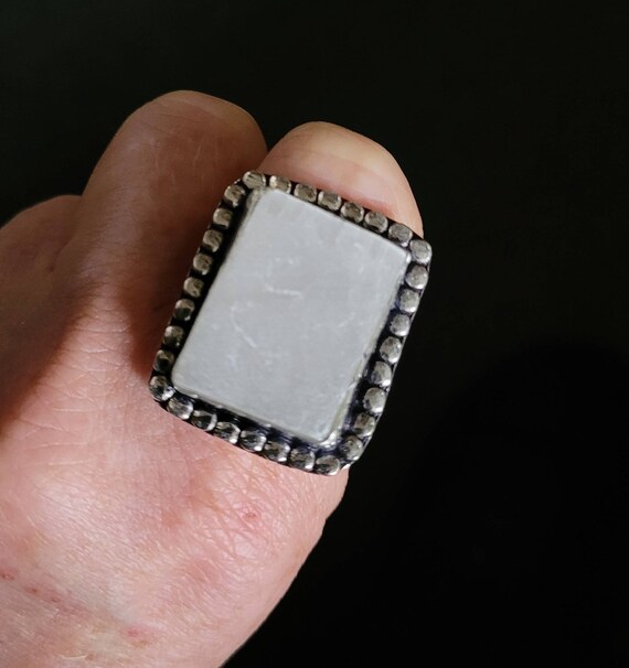Selenite ring best sale