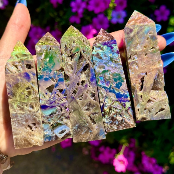 Titanium Druzy Tower Titanium Druzy Tower