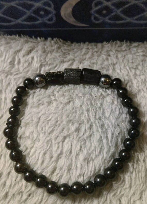 hematite and tourmaline