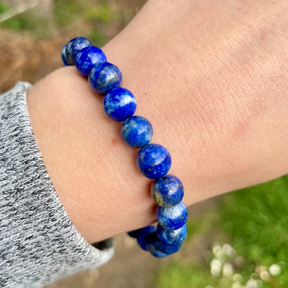 BEST NATURAL STONE LAPIS LAZULI BRACELET – BuddhistBracelet