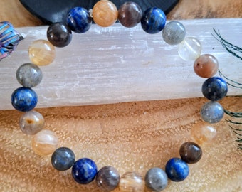 Libra Zodiac Crystal Bracelet – Gemstone Star Sign Jewelry