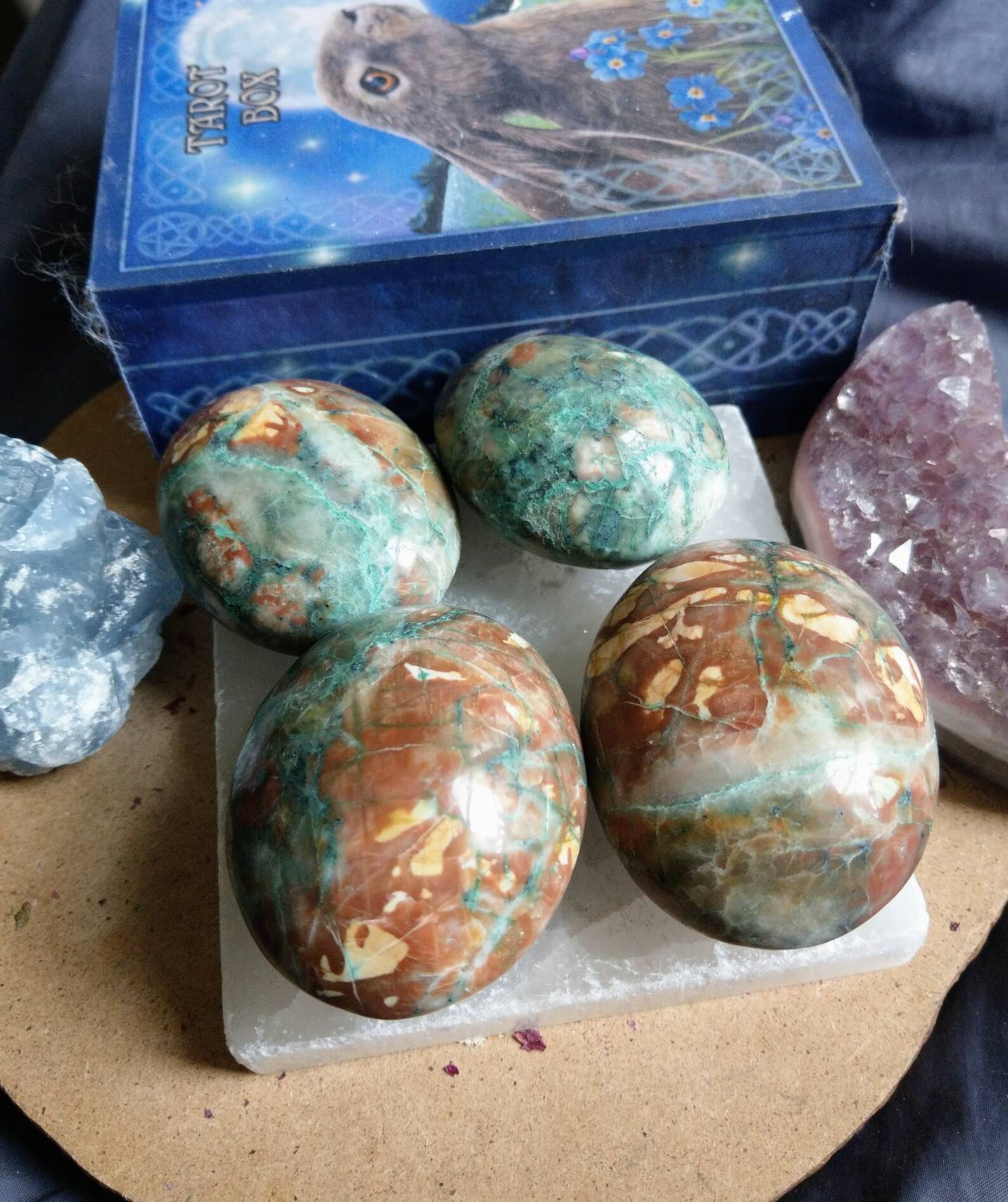 Phoenix Stone Jumbo Palm Stones Crystal Spiritual Support Etsy UK