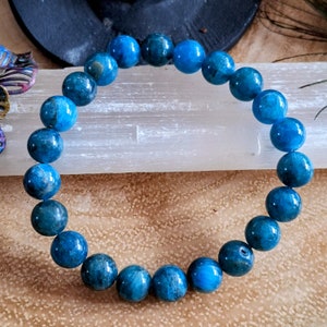 Apatite Crystal Bracelet: Natural Stone Healing Jewellery