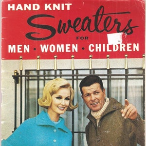 Vintage Knitting Booklets - Vintage Knitting Patterns - Women&#39;s Clothes - Mens Clothes - Sweather - Socks - Scarves - Ties
