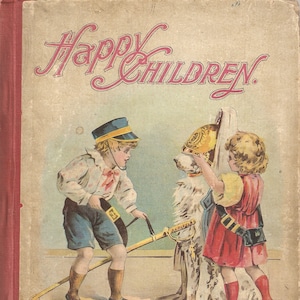 Szczęśliwe dzieci - Opowieści dla dzieci - Książka vintage - Poezja - Fikcja