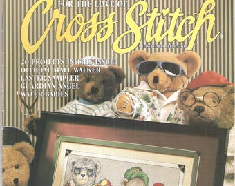 For the Love of Cross-Stitch -  Magazine Bundle 1995 - 5 Issues -  Counted Cross Stitch - Designs and Patterns