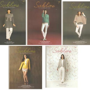 Sublime Knitting Magazines- Knitting Patterns - Women's Clothes - Fashion Knits and Accessories