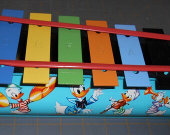 Vintage Xylophone - Child's Musical Instrument  - With Disney Characters