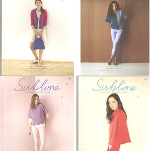 Revistas Sublime Knitting - Patrones de Tejido - Ropa de Mujer - Tejidos y Accesorios de Moda