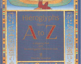 Hieroglyphs from A to Z - Egyptian Stencils