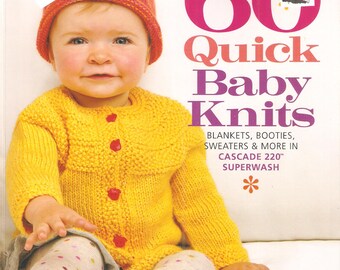 60 Quick Baby Knits - Knitted Patterns - Baby Clothes - Nursery