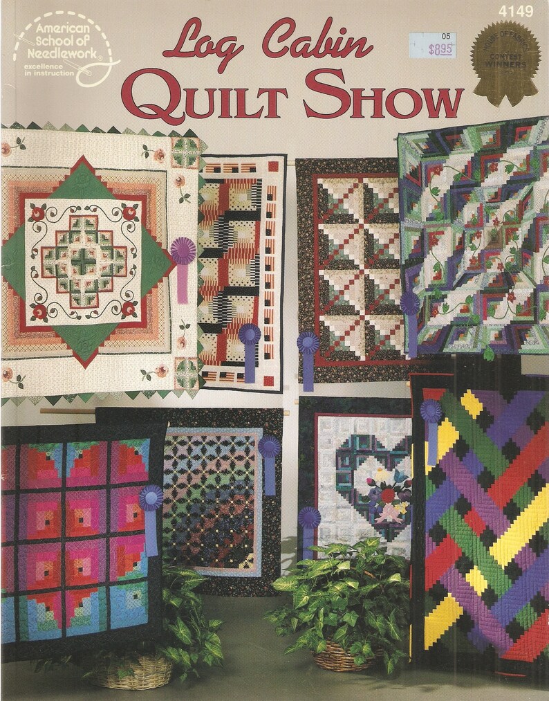 CRAFT QUILT Books Log Cabin Quilt Show Quilting Patterns ...