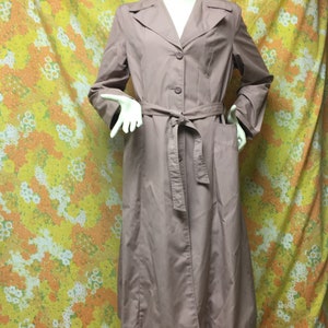 1980s Dusty Rose Raincoat