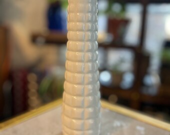 Vintage E.O Brody Corncob Milkglass Vase