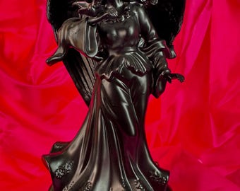 Black Heaven Collection Maximalist Gothic Monochrome Angel of Death Music Box Art