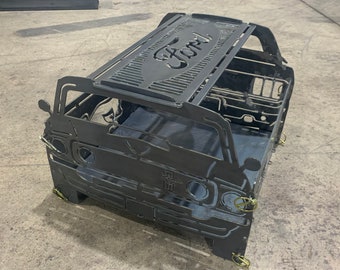 Custom Steel Jeep Fire Pit Collapsible Etsy
