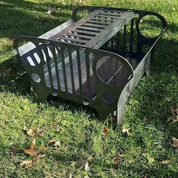 Custom Steel Jeep Fire Pit Collapsible Etsy