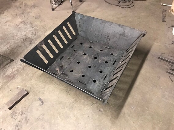 Modern Steel Collapsible Fire Pit Etsy